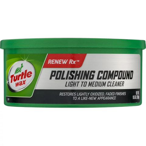 Turtle Wax Renew Rx Polishing Compound Light To Medium Cleaner, 10.5 OZ