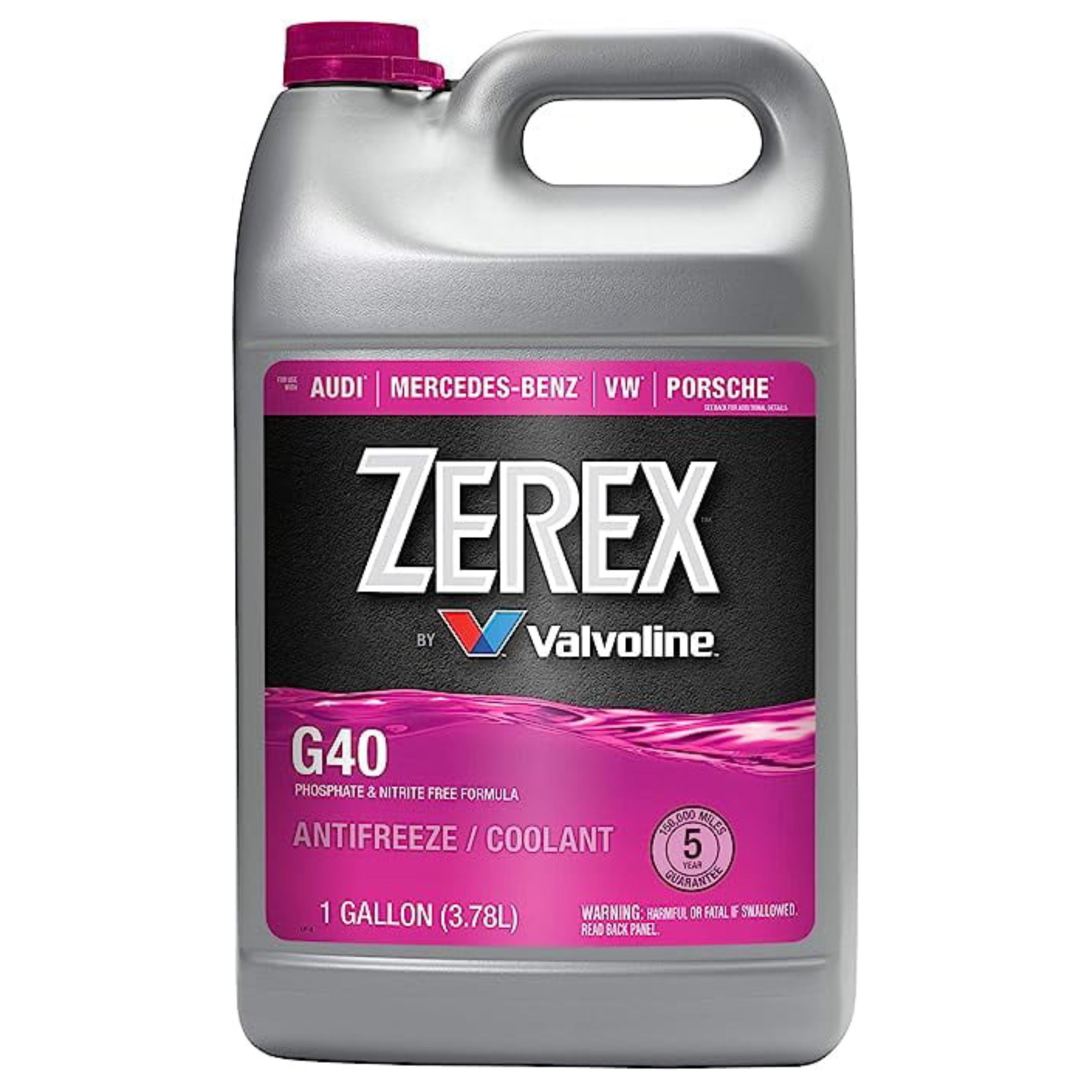 Zerex G40 Concentrate Antifreeze/Coolant 1 GA, Case of 6