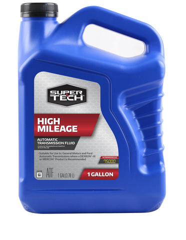 Super Tech High Mileage Automatic Transmission Fluid, 1 Gallon