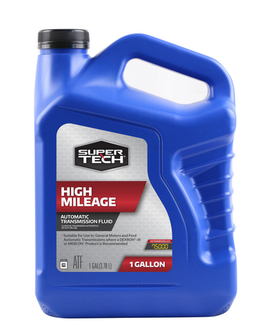 Super Tech High Mileage Automatic Transmission Fluid, 1 Gallon