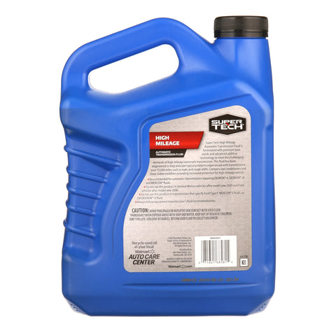 Super Tech High Mileage Automatic Transmission Fluid, 1 Gallon