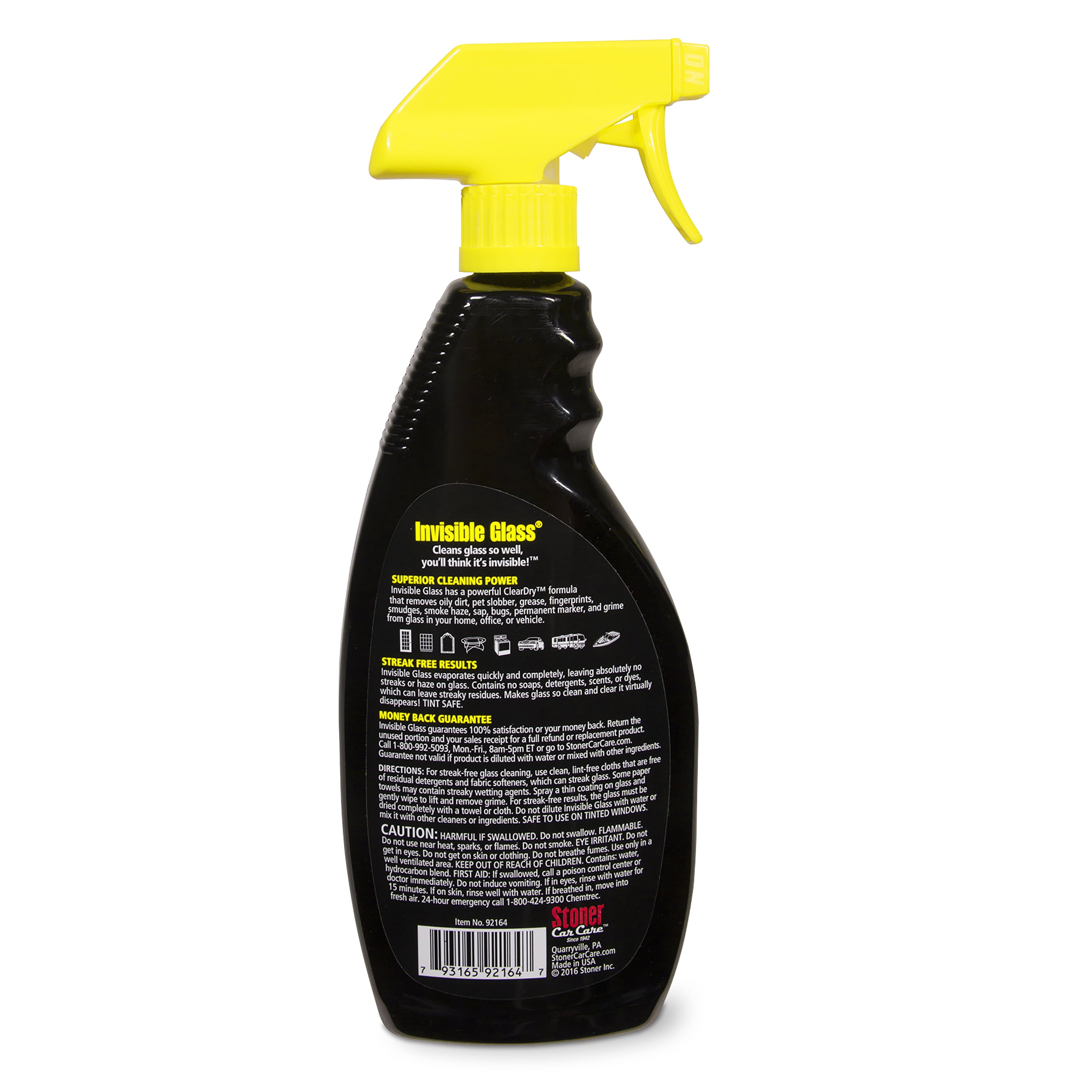 Stoner Invisible Glass 92166 Premium Glass Cleaner, 22 oz.