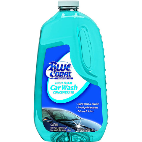 Blue Coral (WC107G-6PK) High Foam Car Wash Concentrate - 64 oz., (Pack of 6)