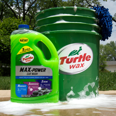 Turtle Wax 50597 Max-Power 3 Levels of Cleaning Car Wash, 100 oz