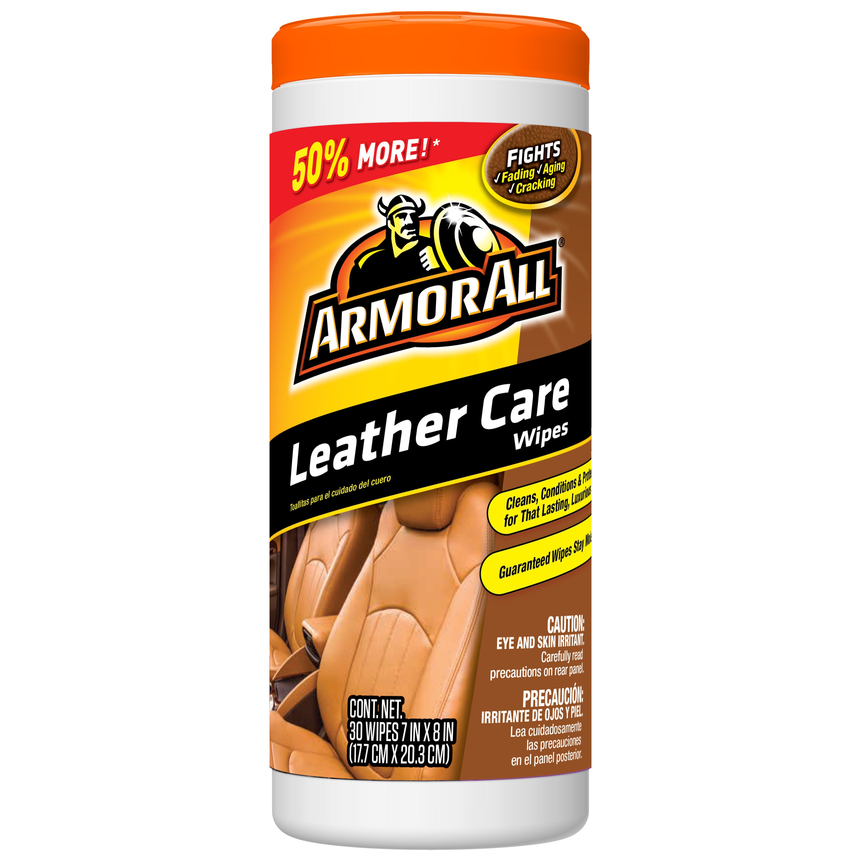 Armor All Leather Care Automotive Wipes (30 Count)