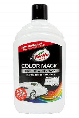 Turtle Wax 52708 Color Magic Car Paintwork Polish Restores Colour & Shine Black 500ml