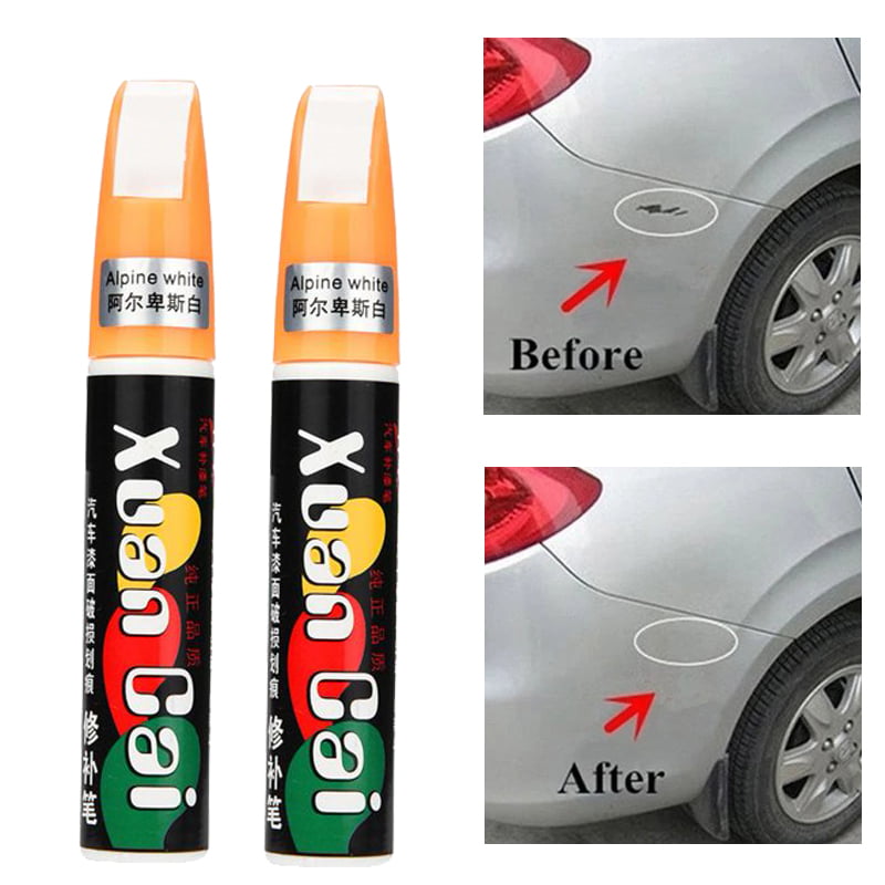 2PCS Waterproof Car Scratch Repair Touch-up Paint,Car Repair Pen