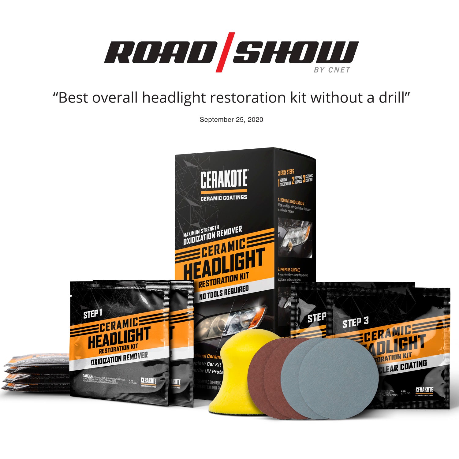 CERAKOTE Ceramic Headlight Restoration Kit