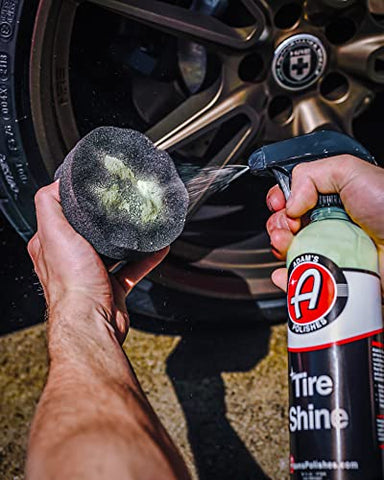 Adam's Tire Shine 16oz - Spray Tire Dressing W/ SiO2