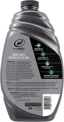 Turtle Wax 53411 Hybrid Solutions Ceramic Wash and Wax - 48 Fl Oz.