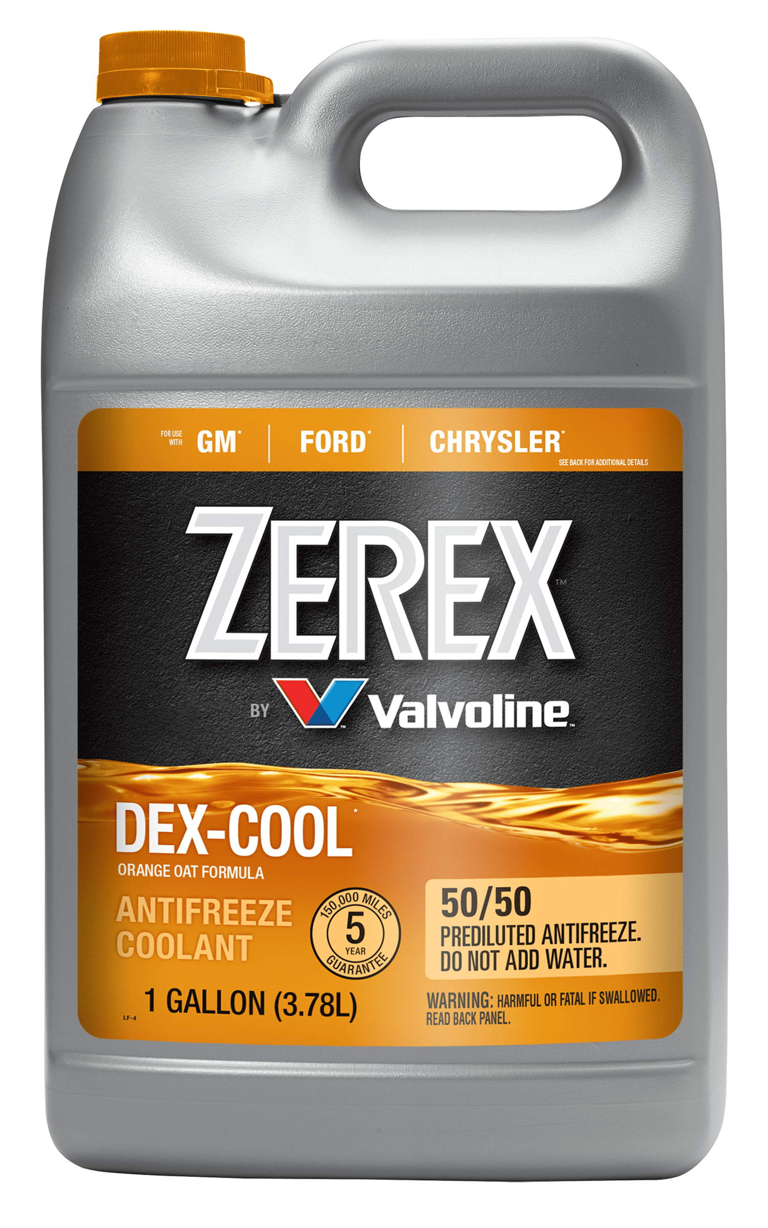 Zerex Dex-Cool Organic Acid Technology Antifreeze / Coolant 50/50 Prediluted