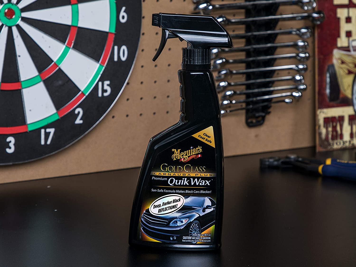 Meguiar's G7716 Gold Class Carnauba Plus Premium Quick Wax - 16 Oz Spray Bottle