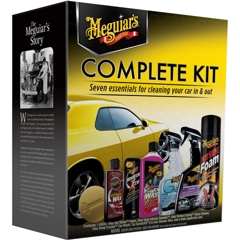 Meguiar's Complete Car Care Kit, G19900, Kit