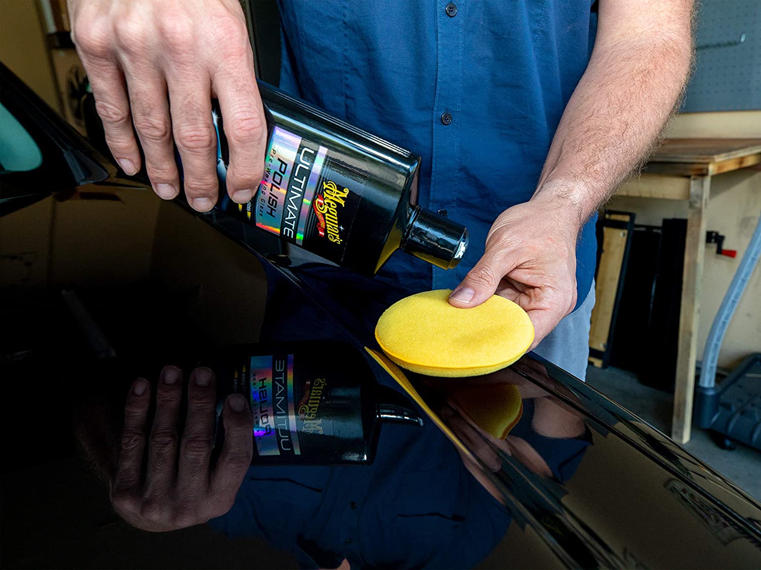 Meguiar's Ultimate Polish, High-Gloss Pre-Wax Car Polish - 20 Oz Bottle