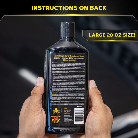 Meguiar's G18016 Clear Coat Safe Rubbing Compound - 16 Oz Bottle