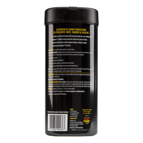 Meguiar's Supreme Shine Protectant Interior Cleaner Wipes, G4000, 30 Wipes