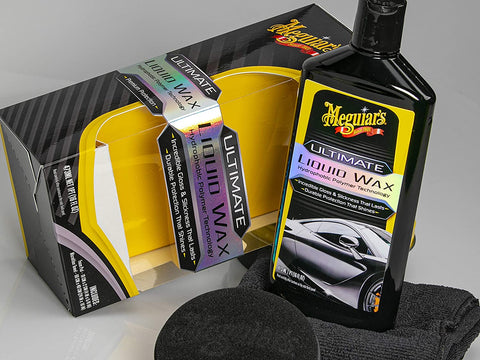 Meguiar's Ultimate Liquid Wax, Durable Protection that Shines, Towel and Pad Included - 16 Oz Bottle