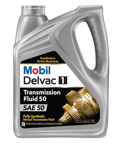 Mobil 1 Delvac Transmission Fluid SAE 50 (1 Gallon)