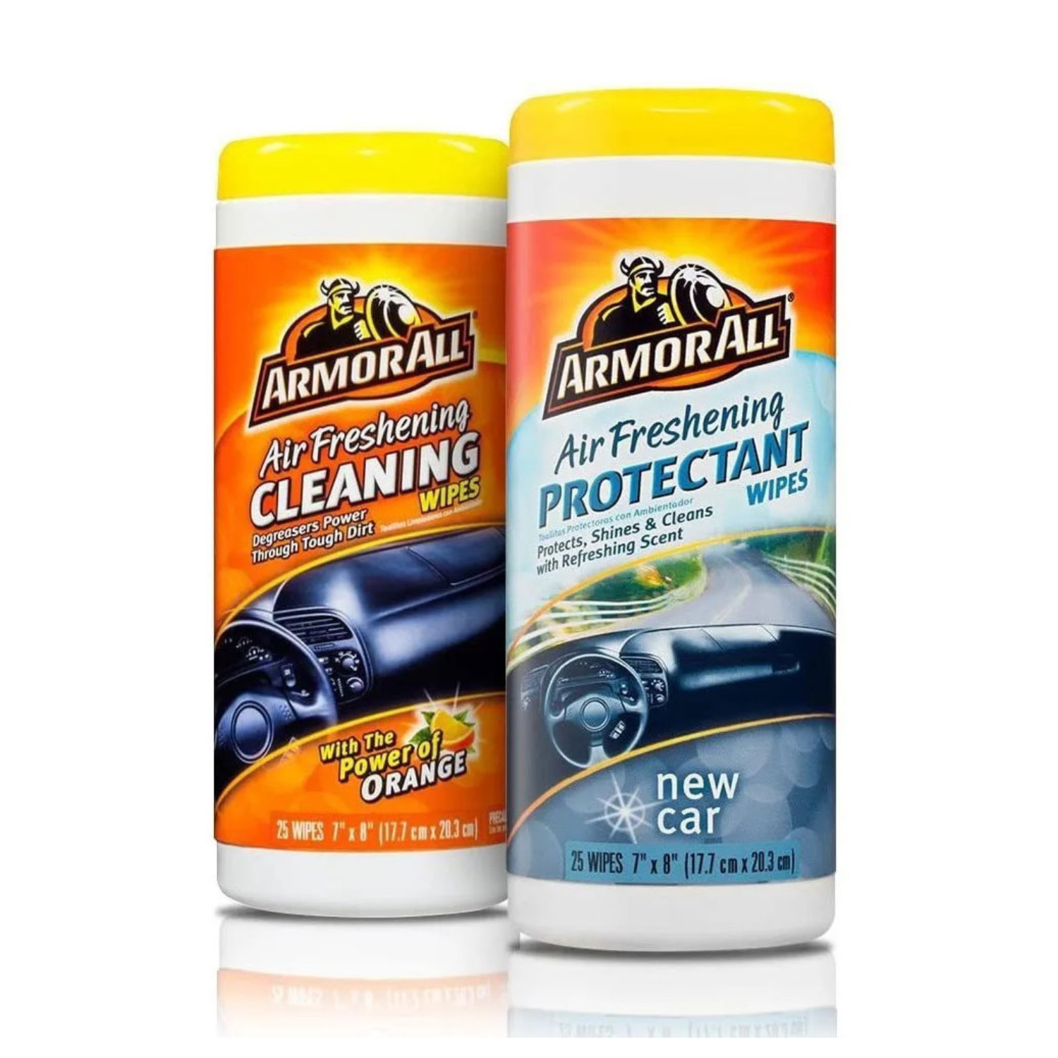 Armor All Air Freshening Wipes Car Interior Cleaning & Protectant Pack