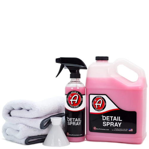 Adam's Detail Spray - Quick Waterless Detailer Spray for Car Detailing | Polisher Clay Bar & Car Wax Boosting Tech