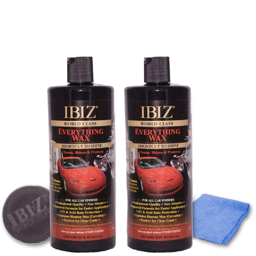 IBIZ® World Class Car Wax (64oz). Premium,Carnuba Car Wax for All Makes & Models.