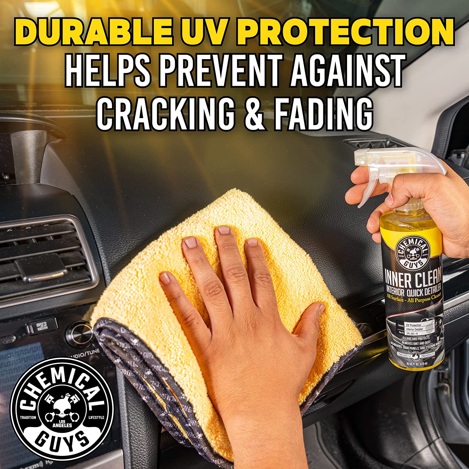 Chemical Guys SPI_663_16 InnerClean Interior Quick Detailer and Protectant, 16 oz