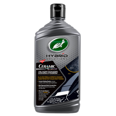 Turtle Wax Hybrid Solutions Ceramic Acrylic Black Polish 14 oz