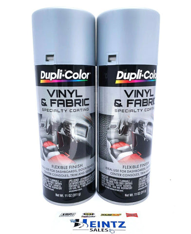 Duplicolor HVP103 Vinyl & Fabric Spray Paint Silver - 11 oz